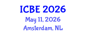 International Conference on Biomedical Engineering (ICBE) May 11, 2026 - Amsterdam, Netherlands International Conference on Biomedical Engineering (ICBE) May 11, 2026 - Amsterdam, Netherlands