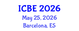 International Conference on Biomedical Engineering (ICBE) May 25, 2026 - Barcelona, Spain International Conference on Biomedical Engineering (ICBE) May 25, 2026 - Barcelona, Spain