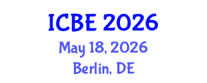 International Conference on Biomedical Engineering (ICBE) May 18, 2026 - Berlin, Germany International Conference on Biomedical Engineering (ICBE) May 18, 2026 - Berlin, Germany