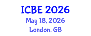International Conference on Biomedical Engineering (ICBE) May 18, 2026 - London, United Kingdom International Conference on Biomedical Engineering (ICBE) May 18, 2026 - London, United Kingdom