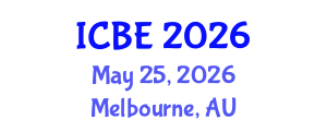 International Conference on Biomedical Engineering (ICBE) May 25, 2026 - Melbourne, Australia International Conference on Biomedical Engineering (ICBE) May 25, 2026 - Melbourne, Australia