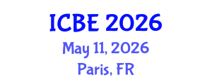 International Conference on Biomedical Engineering (ICBE) May 11, 2026 - Paris, France International Conference on Biomedical Engineering (ICBE) May 11, 2026 - Paris, France
