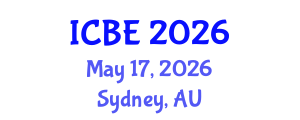 International Conference on Biomedical Engineering (ICBE) May 17, 2026 - Sydney, Australia