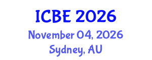 International Conference on Biomedical Engineering (ICBE) November 04, 2026 - Sydney, Australia International Conference on Biomedical Engineering (ICBE) November 04, 2026 - Sydney, Australia