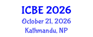 International Conference on Biomedical Engineering (ICBE) October 21, 2026 - Kathmandu, Nepal International Conference on Biomedical Engineering (ICBE) October 21, 2026 - Kathmandu, Nepal