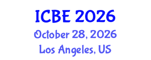 International Conference on Biomedical Engineering (ICBE) October 28, 2026 - Los Angeles, United States