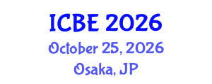 International Conference on Biomedical Engineering (ICBE) October 25, 2026 - Osaka, Japan International Conference on Biomedical Engineering (ICBE) October 25, 2026 - Osaka, Japan