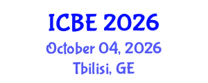 International Conference on Biomedical Engineering (ICBE) October 04, 2026 - Tbilisi, Georgia