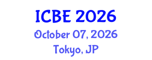 International Conference on Biomedical Engineering (ICBE) October 07, 2026 - Tokyo, Japan