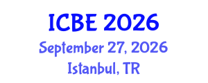 International Conference on Biomedical Engineering (ICBE) September 27, 2026 - Istanbul, Turkey International Conference on Biomedical Engineering (ICBE) September 27, 2026 - Istanbul, Turkey