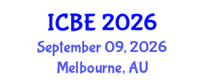 International Conference on Biomedical Engineering (ICBE) September 09, 2026 - Melbourne, Australia International Conference on Biomedical Engineering (ICBE) September 09, 2026 - Melbourne, Australia