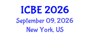 International Conference on Biomedical Engineering (ICBE) September 09, 2026 - New York, United States International Conference on Biomedical Engineering (ICBE) September 09, 2026 - New York, United States