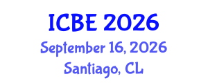 International Conference on Biomedical Engineering (ICBE) September 16, 2026 - Santiago, Chile International Conference on Biomedical Engineering (ICBE) September 16, 2026 - Santiago, Chile