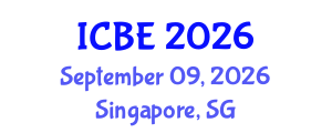 International Conference on Biomedical Engineering (ICBE) September 09, 2026 - Singapore, Singapore International Conference on Biomedical Engineering (ICBE) September 09, 2026 - Singapore, Singapore