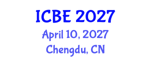 International Conference on Biomedical Engineering (ICBE) April 10, 2027 - Chengdu, China International Conference on Biomedical Engineering (ICBE) April 10, 2027 - Chengdu, China