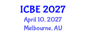 International Conference on Biomedical Engineering (ICBE) April 10, 2027 - Melbourne, Australia International Conference on Biomedical Engineering (ICBE) April 10, 2027 - Melbourne, Australia