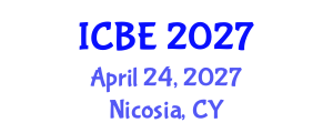 International Conference on Biomedical Engineering (ICBE) April 24, 2027 - Nicosia, Cyprus International Conference on Biomedical Engineering (ICBE) April 24, 2027 - Nicosia, Cyprus