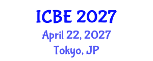 International Conference on Biomedical Engineering (ICBE) April 22, 2027 - Tokyo, Japan International Conference on Biomedical Engineering (ICBE) April 22, 2027 - Tokyo, Japan