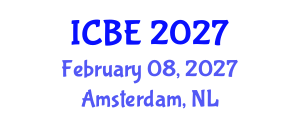 International Conference on Biomedical Engineering (ICBE) February 08, 2027 - Amsterdam, Netherlands International Conference on Biomedical Engineering (ICBE) February 08, 2027 - Amsterdam, Netherlands