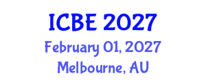 International Conference on Biomedical Engineering (ICBE) February 01, 2027 - Melbourne, Australia International Conference on Biomedical Engineering (ICBE) February 01, 2027 - Melbourne, Australia