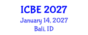 International Conference on Biomedical Engineering (ICBE) January 14, 2027 - Bali, Indonesia International Conference on Biomedical Engineering (ICBE) January 14, 2027 - Bali, Indonesia