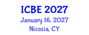 International Conference on Biomedical Engineering (ICBE) January 16, 2027 - Nicosia, Cyprus International Conference on Biomedical Engineering (ICBE) January 16, 2027 - Nicosia, Cyprus