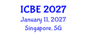 International Conference on Biomedical Engineering (ICBE) January 11, 2027 - Singapore, Singapore International Conference on Biomedical Engineering (ICBE) January 11, 2027 - Singapore, Singapore