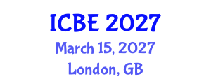 International Conference on Biomedical Engineering (ICBE) March 15, 2027 - London, United Kingdom International Conference on Biomedical Engineering (ICBE) March 15, 2027 - London, United Kingdom