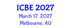 International Conference on Biomedical Engineering (ICBE) March 17, 2027 - Melbourne, Australia International Conference on Biomedical Engineering (ICBE) March 17, 2027 - Melbourne, Australia