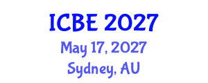 International Conference on Biomedical Engineering (ICBE) May 17, 2027 - Sydney, Australia International Conference on Biomedical Engineering (ICBE) May 17, 2027 - Sydney, Australia