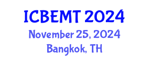International Conference on Biomedical Engineering, Medicine and Technology (ICBEMT) November 25, 2024 - Bangkok, Thailand