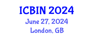 International Conference on Biomedical Imaging and Nanomedicine (ICBIN) June 27, 2024 - London, United Kingdom