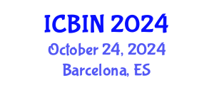 International Conference on Biomedical Imaging and Nanomedicine (ICBIN) October 24, 2024 - Barcelona, Spain