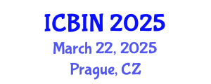 International Conference on Biomedical Imaging and Nanomedicine (ICBIN) March 22, 2025 - Prague, Czechia