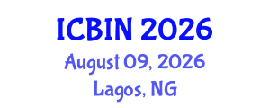 International Conference on Biomedical Imaging and Nanomedicine (ICBIN) August 09, 2026 - Lagos, Nigeria