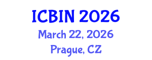 International Conference on Biomedical Imaging and Nanomedicine (ICBIN) March 22, 2026 - Prague, Czechia