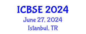 International Conference on Biomedical Science and Engineering (ICBSE) June 27, 2024 - Istanbul, Turkey