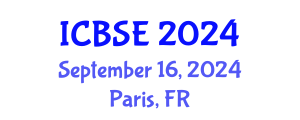 International Conference on Biomedical Science and Engineering (ICBSE) September 16, 2024 - Paris, France