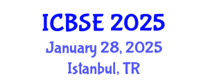 International Conference on Biomedical Science and Engineering (ICBSE) January 28, 2025 - Istanbul, Turkey