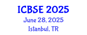 International Conference on Biomedical Science and Engineering (ICBSE) June 28, 2025 - Istanbul, Turkey