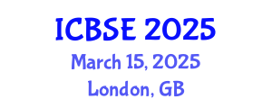 International Conference on Biomedical Science and Engineering (ICBSE) March 15, 2025 - London, United Kingdom