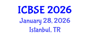 International Conference on Biomedical Science and Engineering (ICBSE) January 28, 2026 - Istanbul, Turkey