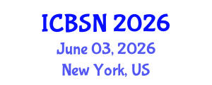 International Conference on Biomedical Science and Neuroscience (ICBSN) June 03, 2026 - New York, United States