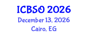 International Conference on Biomedical Sciences and Oncology (ICBSO) December 13, 2026 - Cairo, Egypt International Conference on Biomedical Sciences and Oncology (ICBSO) December 13, 2026 - Cairo, Egypt