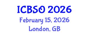 International Conference on Biomedical Sciences and Oncology (ICBSO) February 15, 2026 - London, United Kingdom