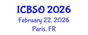 International Conference on Biomedical Sciences and Oncology (ICBSO) February 22, 2026 - Paris, France