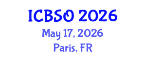 International Conference on Biomedical Sciences and Oncology (ICBSO) May 17, 2026 - Paris, France