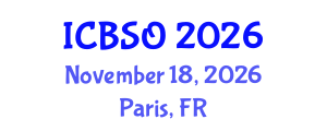 International Conference on Biomedical Sciences and Oncology (ICBSO) November 18, 2026 - Paris, France