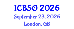 International Conference on Biomedical Sciences and Oncology (ICBSO) September 23, 2026 - London, United Kingdom