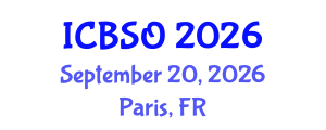 International Conference on Biomedical Sciences and Oncology (ICBSO) September 20, 2026 - Paris, France